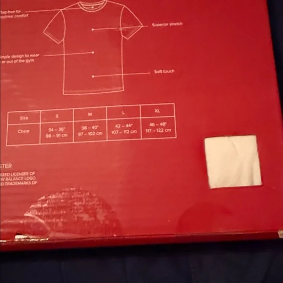 New Balance White Premium Cotton Crew Neck Tee. 3 pack - Picture 3 of 3